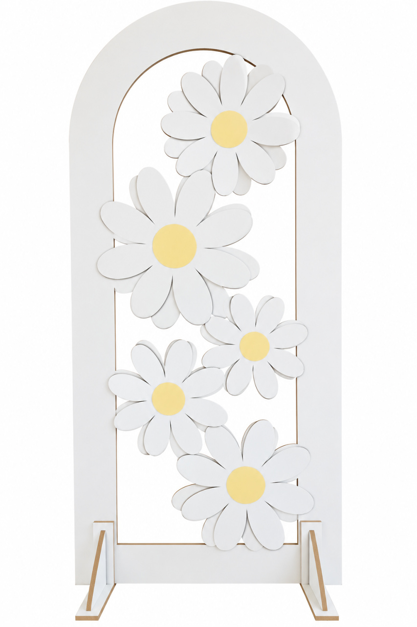 Painel Margarida Mdf - Toque Mágico Decoração e pegue e monte
