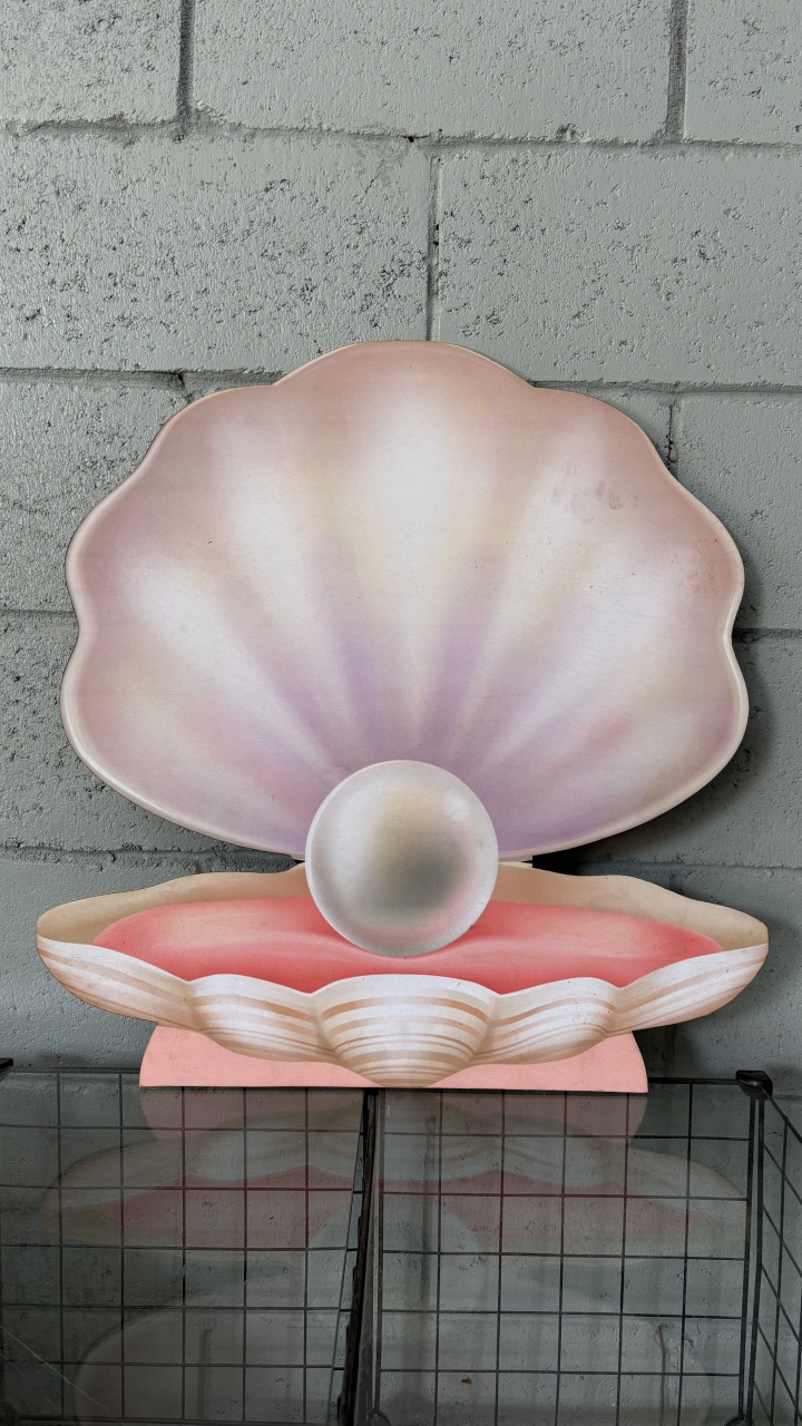 Display Concha Do Mar Rosa Para Painel Grande - Toque Mágico Decoração e pegue e monte