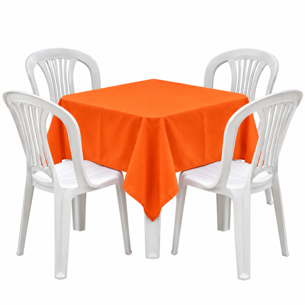 Toalha Laranja - Toque Mágico Decoração e pegue e monte