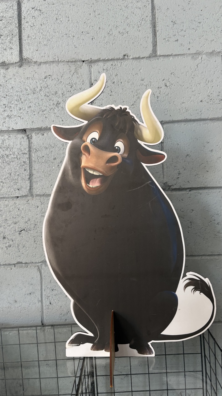 Display Boi Ferdinando Grande - Toque Mágico Decoração e pegue e monte