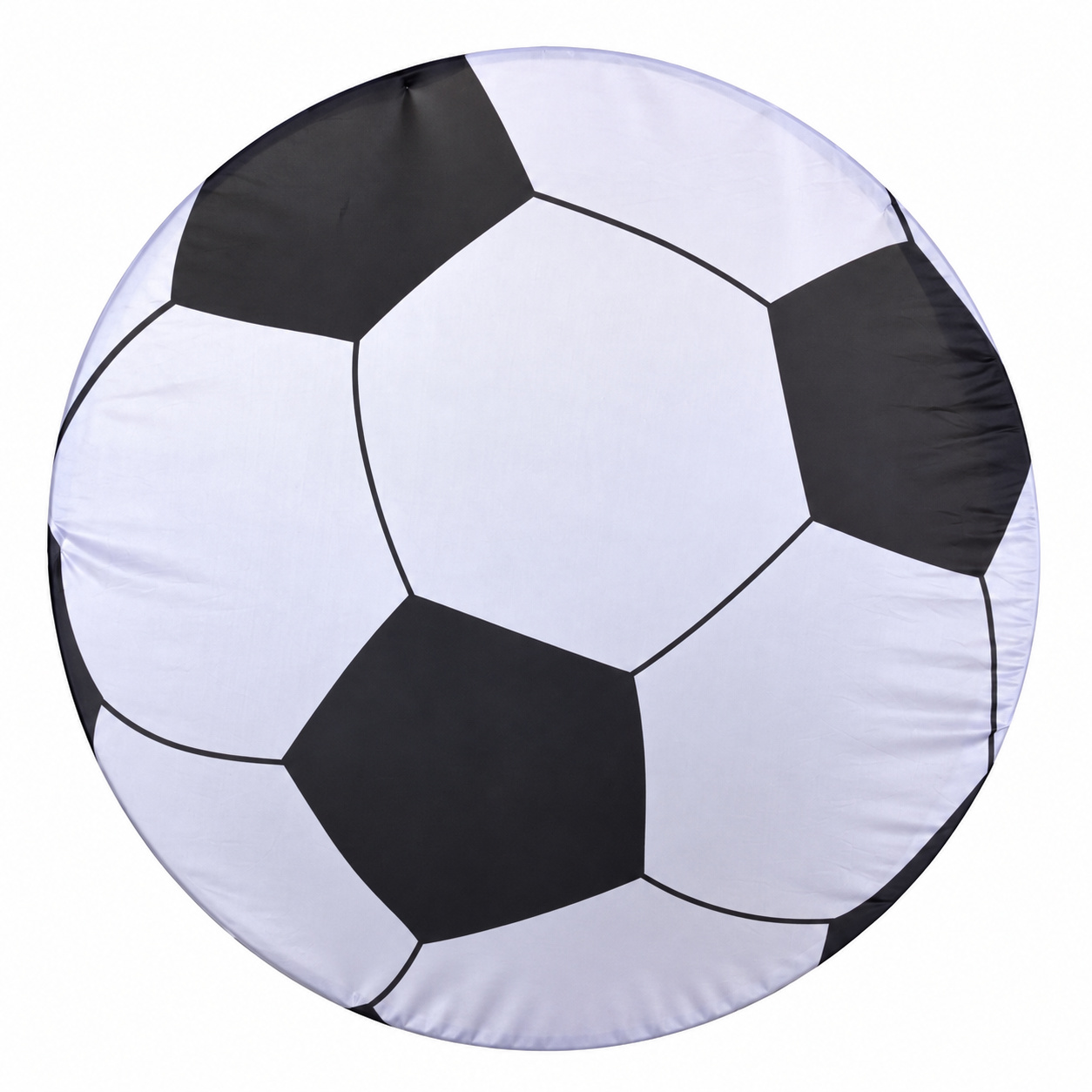 Tecido Painel Redondo Bola de Futebol - Toque Mágico Decoração e pegue e monte