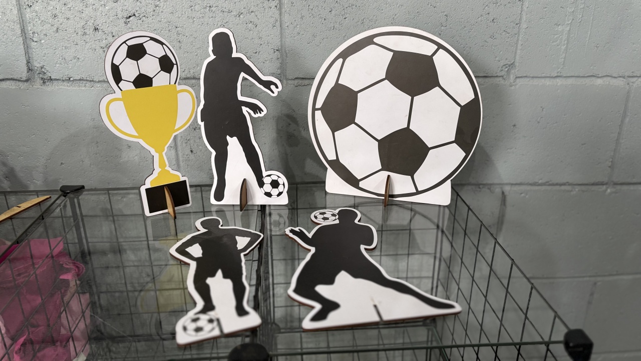 Kit Display Pequeno Futebol - Toque Mágico Decoração e pegue e monte