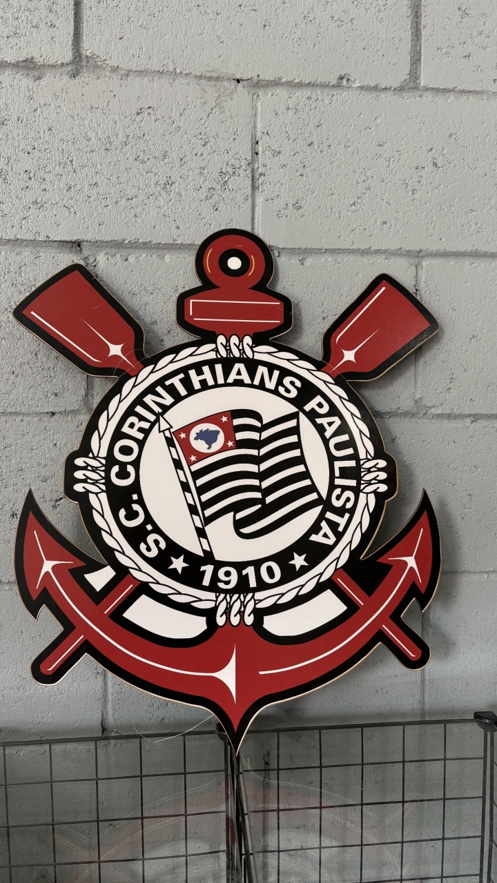 Display Corinthians Painel Grande - Toque Mágico Decoração e pegue e monte