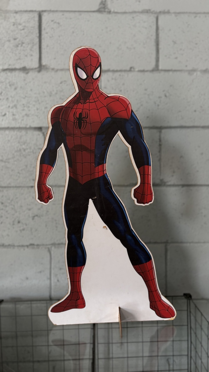 Display Homem-Aranha Grande - Toque Mágico Decoração e pegue e monte