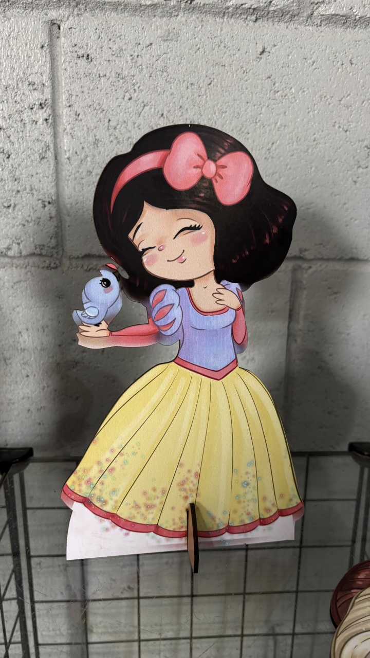 Display Pequeno Branca de Neve - Toque Mágico Decoração e pegue e monte