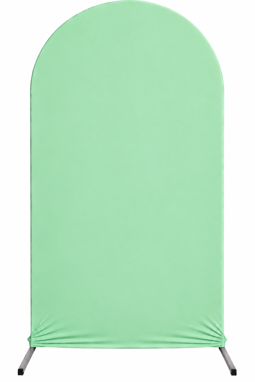 Tecido Painel Romano Verde Baby - Toque Mágico Decoração e pegue e monte