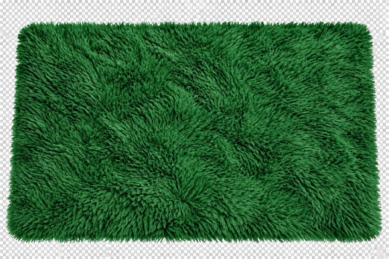 Tapete Verde - Toque Mágico Decoração e pegue e monte