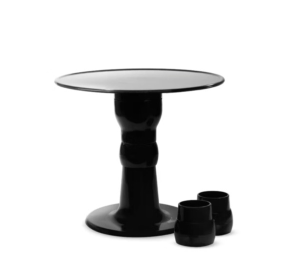 Boleira Preta 22Cm - Nuza Artes Decoração, Pegue e Monte e Festa na Mesa