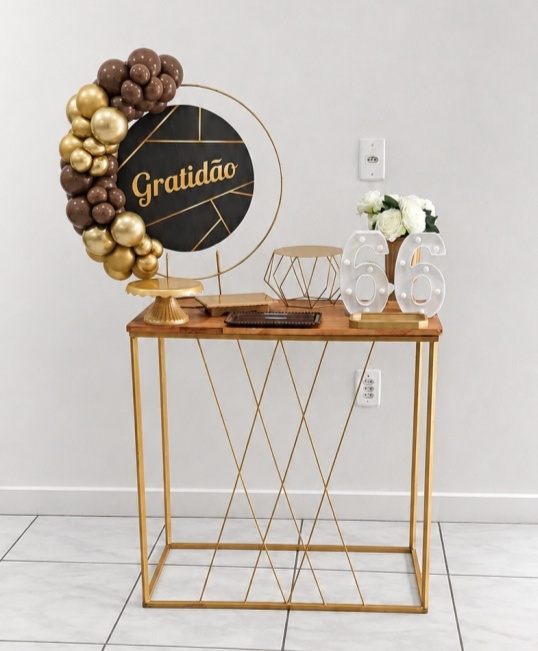 Festa Na Mesa Gratidão - Nuza Artes Decoração, Pegue e Monte e Festa na Mesa