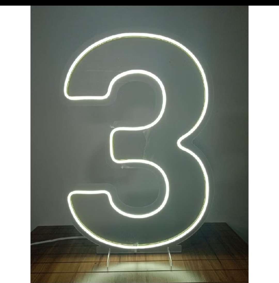Led N3 50Cm Branco Frio - Nuza Artes Decoração, Pegue e Monte e Festa na Mesa