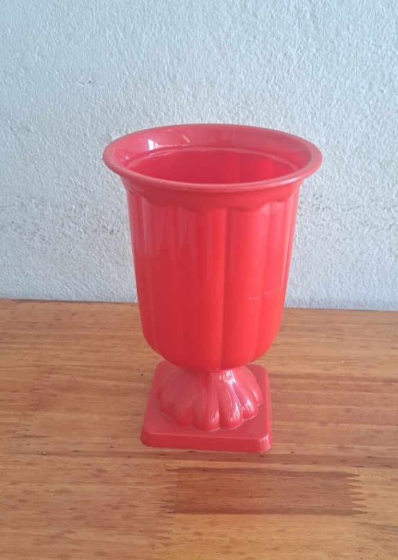Jarro Vermelho - Nuza Artes Decoração, Pegue e Monte e Festa na Mesa