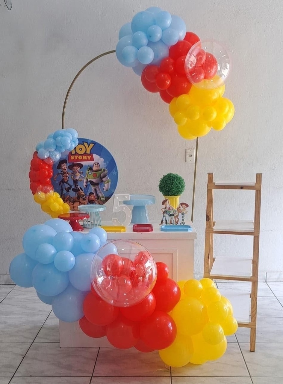 Festa Na Mesa Toy Story 250,00 - Nuza Artes Decoração, Pegue e Monte e Festa na Mesa