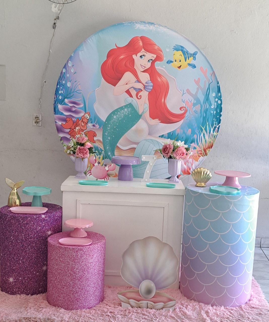 Ariel Kit Completo Pegue E Monte - Nuza Artes Decoração, Pegue e Monte e Festa na Mesa
