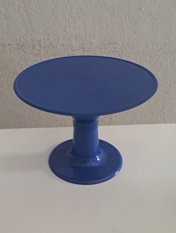 Boleira Azul Royal 22Cm - Nuza Artes Decoração, Pegue e Monte e Festa na Mesa