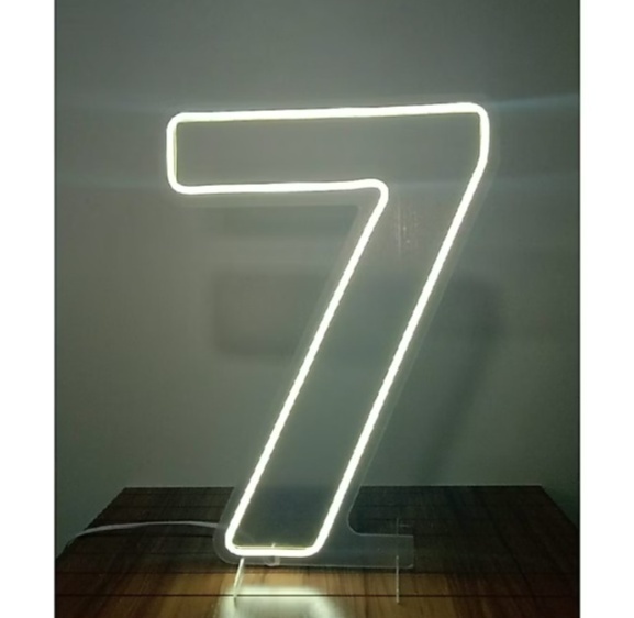 Led N7 50Cm Branco Frio - Nuza Artes Decoração, Pegue e Monte e Festa na Mesa