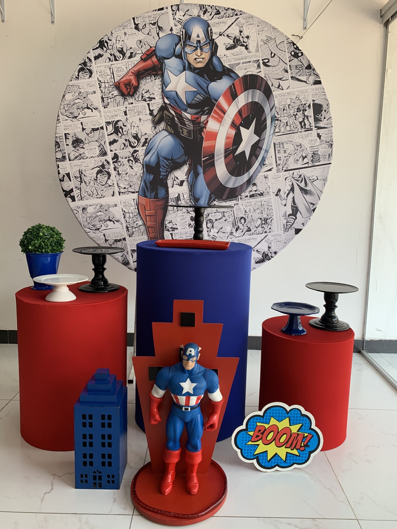 Capitão América - Boutique festa locações 