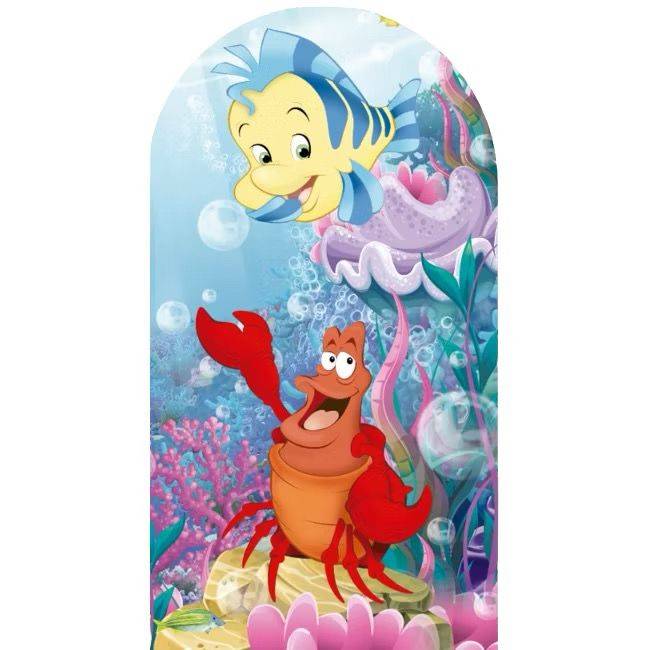 Capa Painel Romano Sereia Ariel - Boutique festa locações 