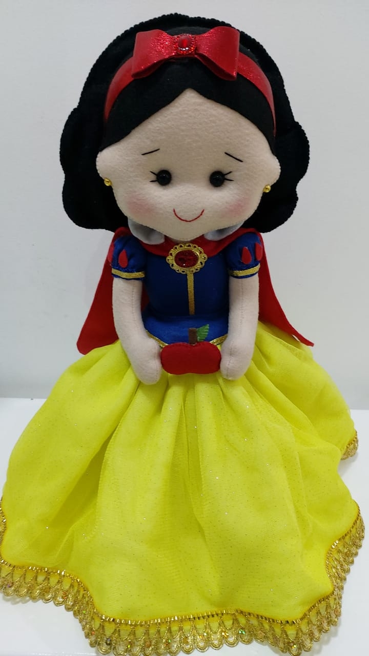 Branca de Neve Feltro   ( Princesa) - Boutique festa locações 
