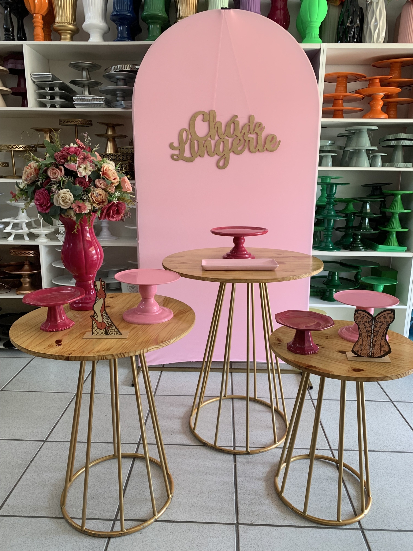 Chá de Lingerie - Boutique festa locações 