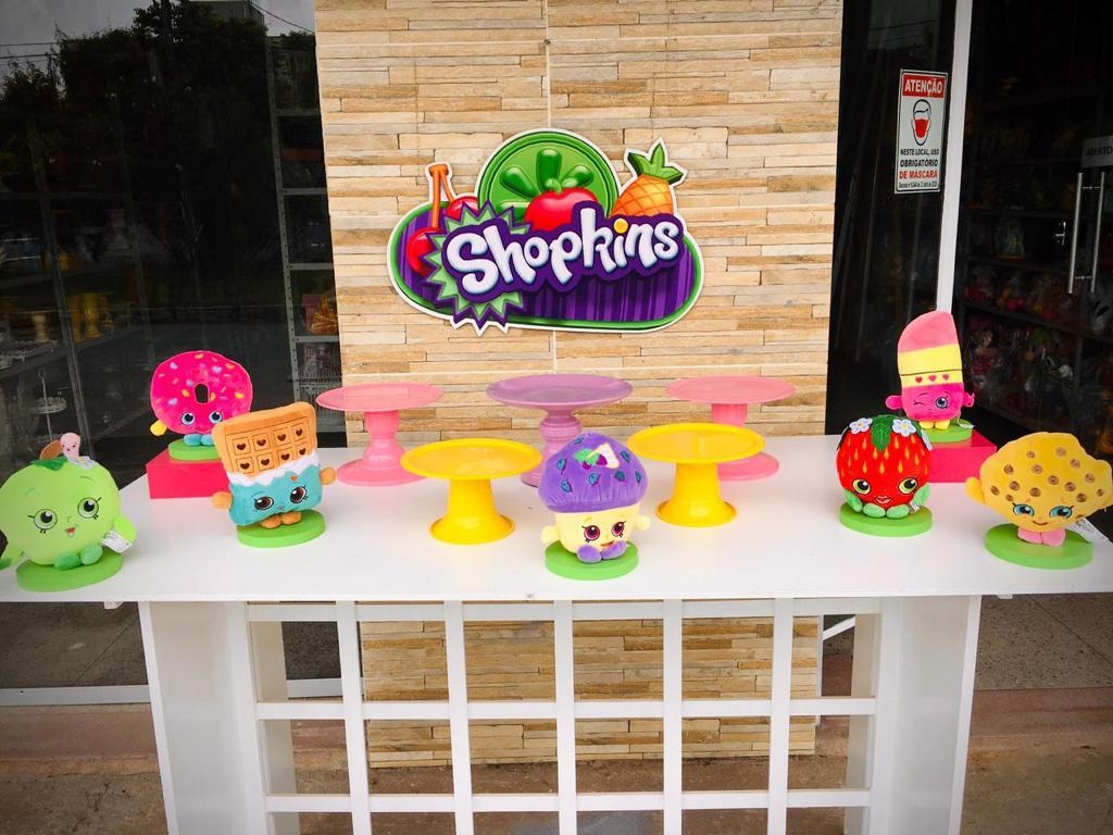 Kit Mesa Shopkins - Boutique festa locações 