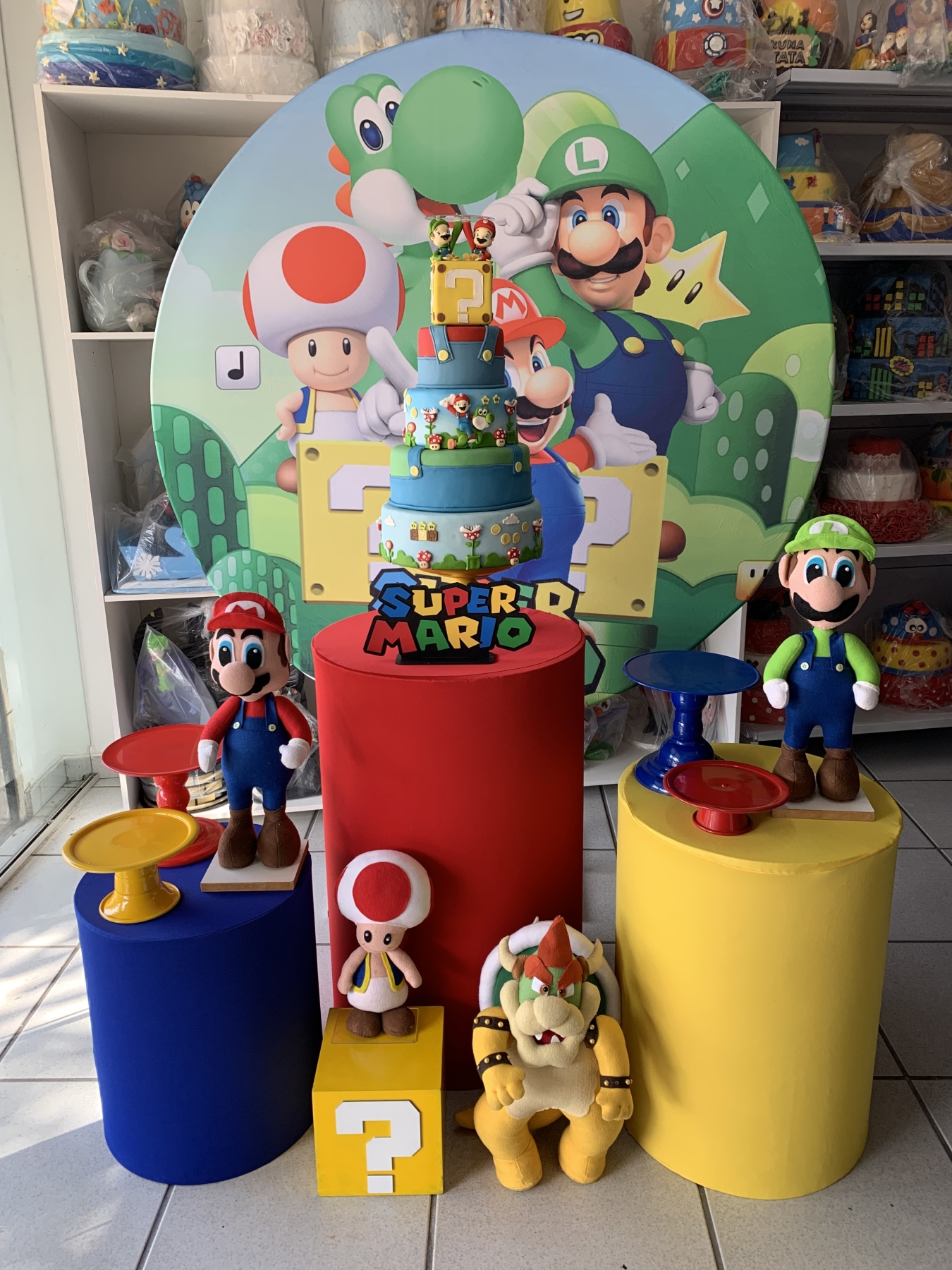 Super Mario - Boutique festa locações 