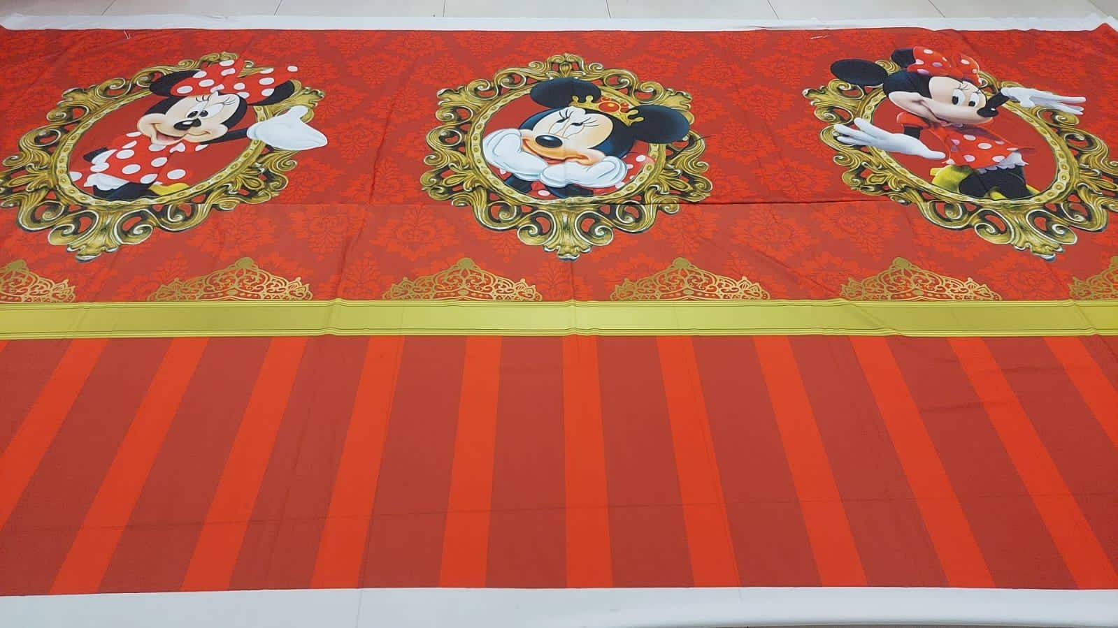 Painel Retangular Minnie Vermelha - Boutique festa locações 