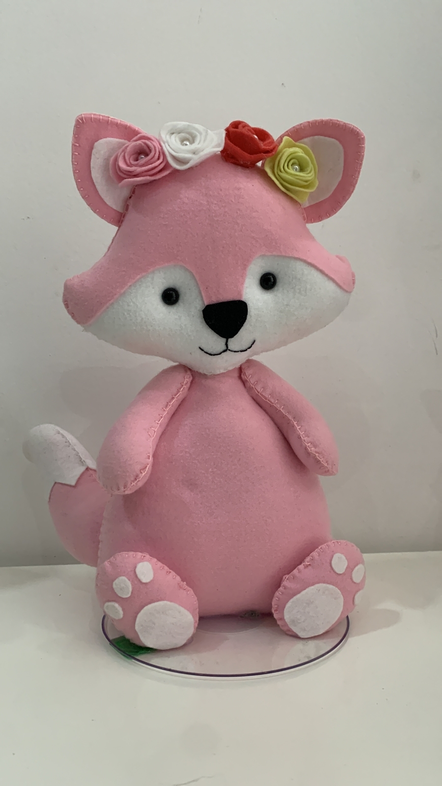 Feltro Bosque Rosa Menina 2 - Boutique festa locações 