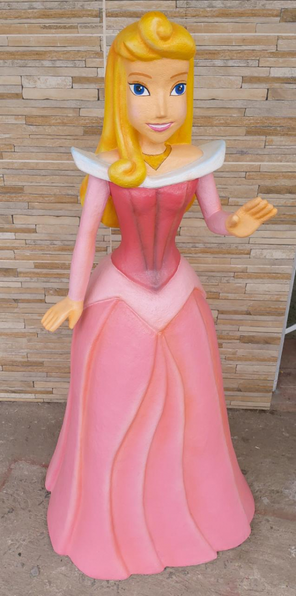Princesa  Aurora Fibra  / Fibra Princesas - Boutique festa locações 