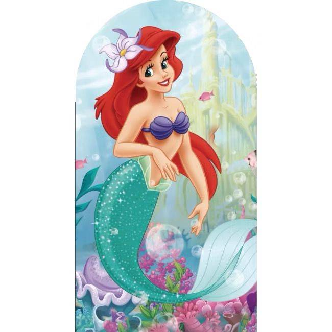 Capa Painel Romano Sereia Ariel 1 - Boutique festa locações 