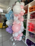 Arco de Balão Desconstruído 1,5M Delivery 2 Bubbles - imagem 2