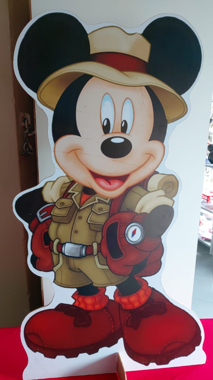 Display Chão Mickey - Mickey Safari - Boutique festa locações 