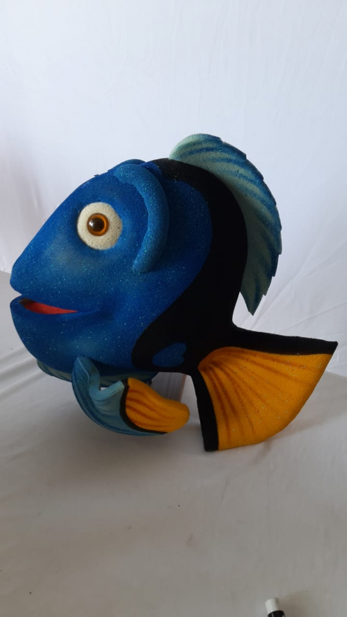 Peixe Espuma Azul Procurando Nemo - Boutique festa locações 