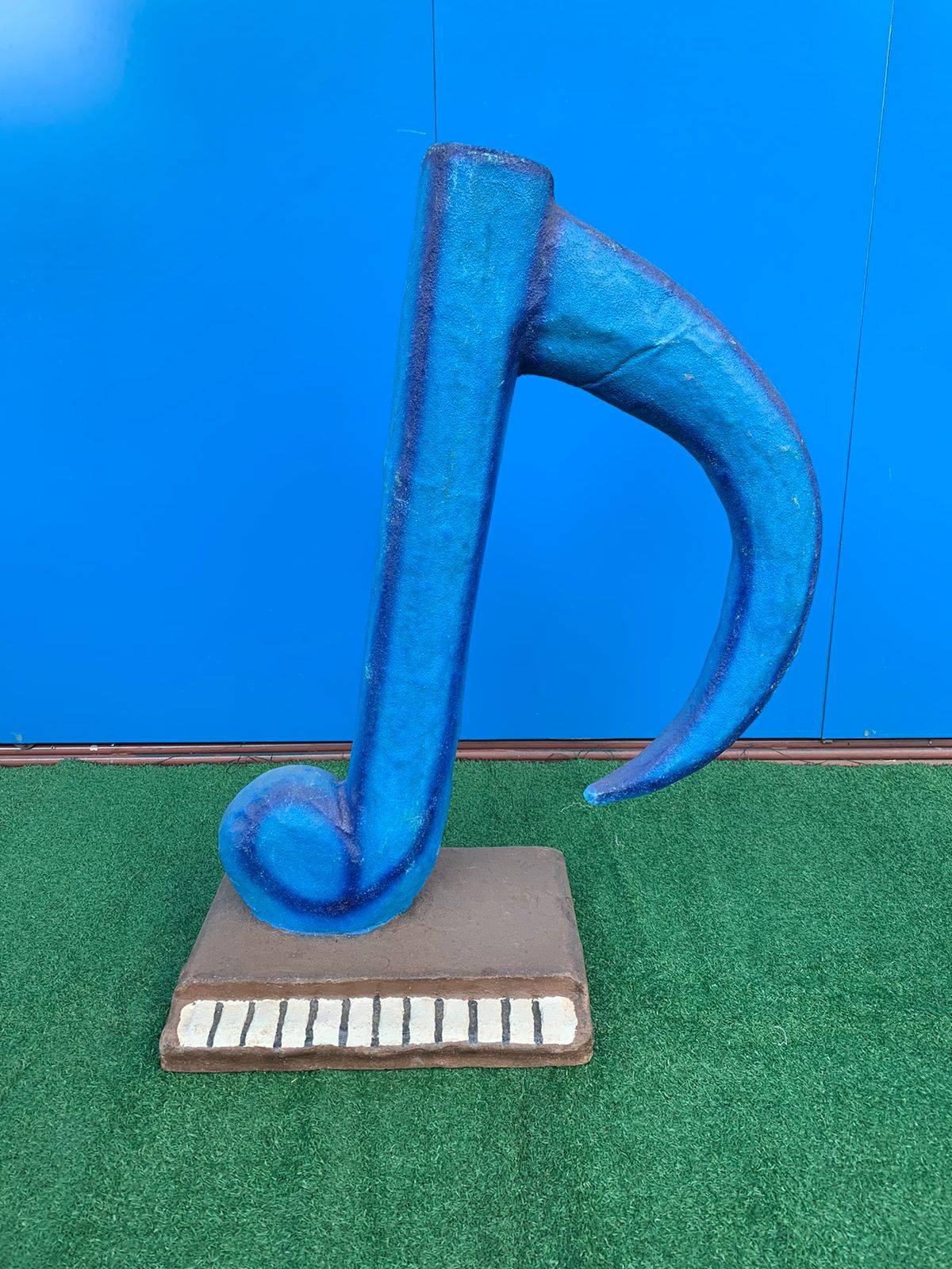 Nota de Música Azul Fibra - Boutique festa locações 