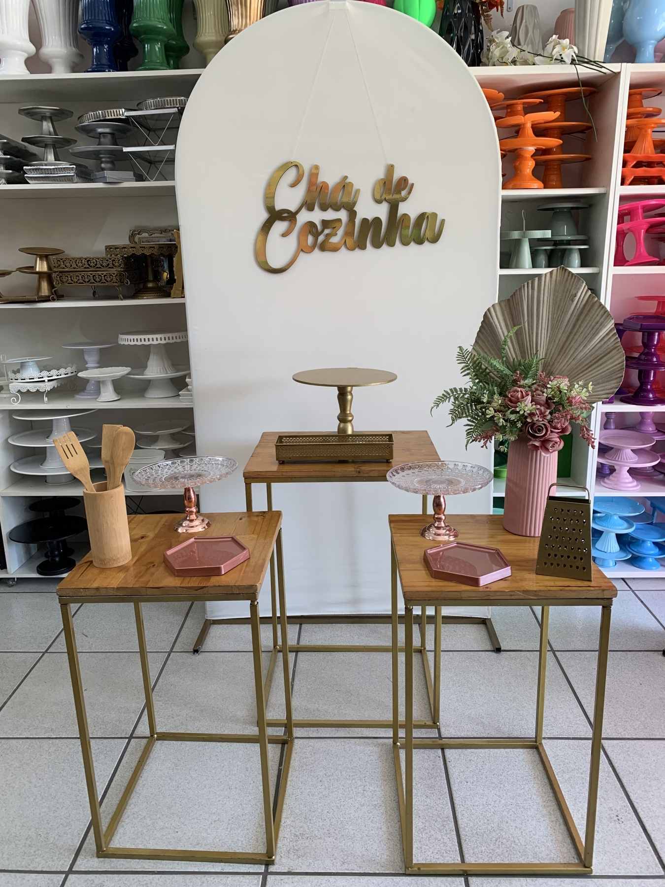 Chá de Cozinha - Boutique festa locações 