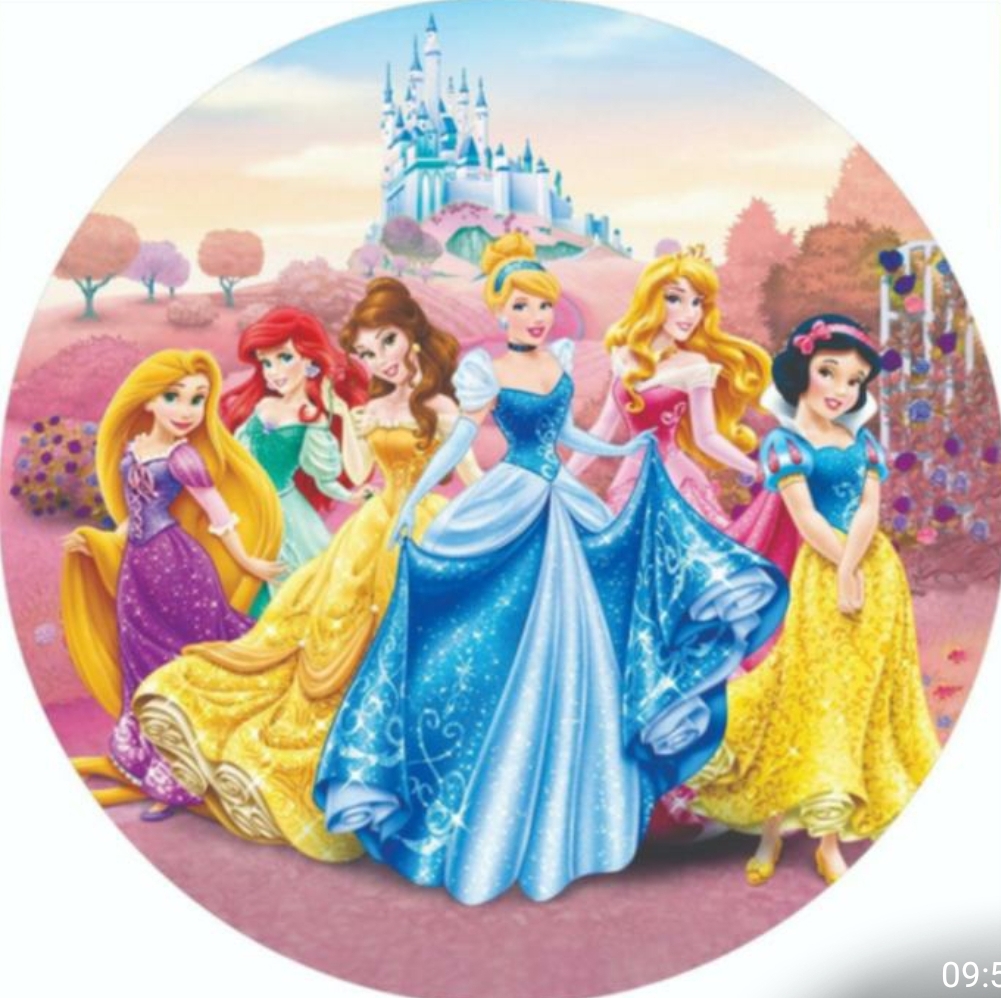 Capa Painel Princesas  1,50M - Boutique festa locações 