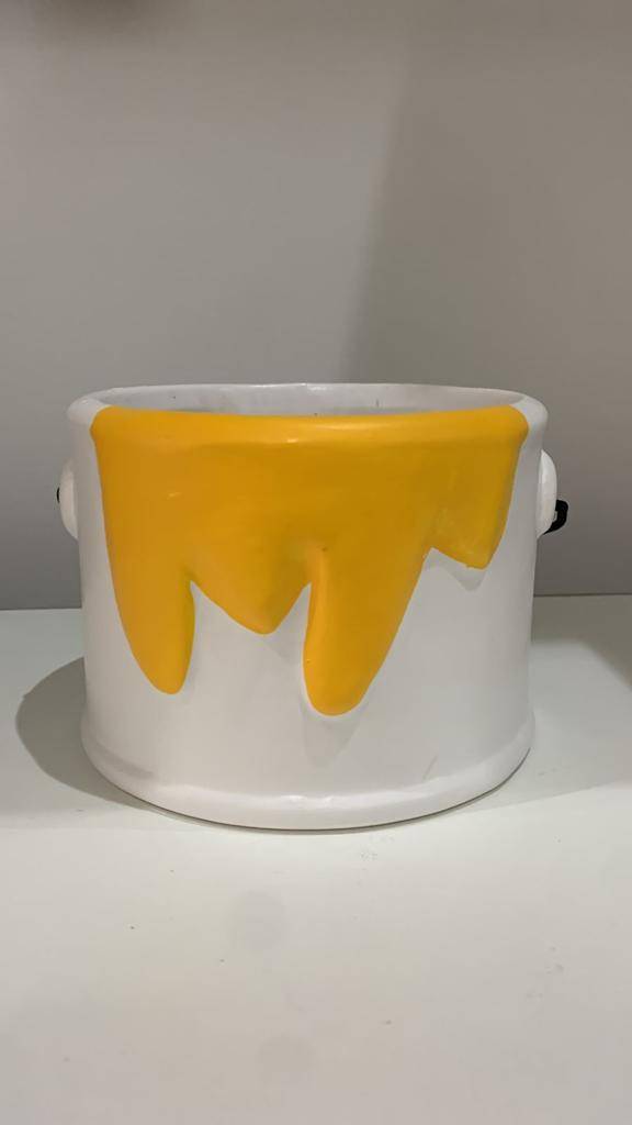 Balde de Tinta Porcelana Aquarela - Boutique festa locações 
