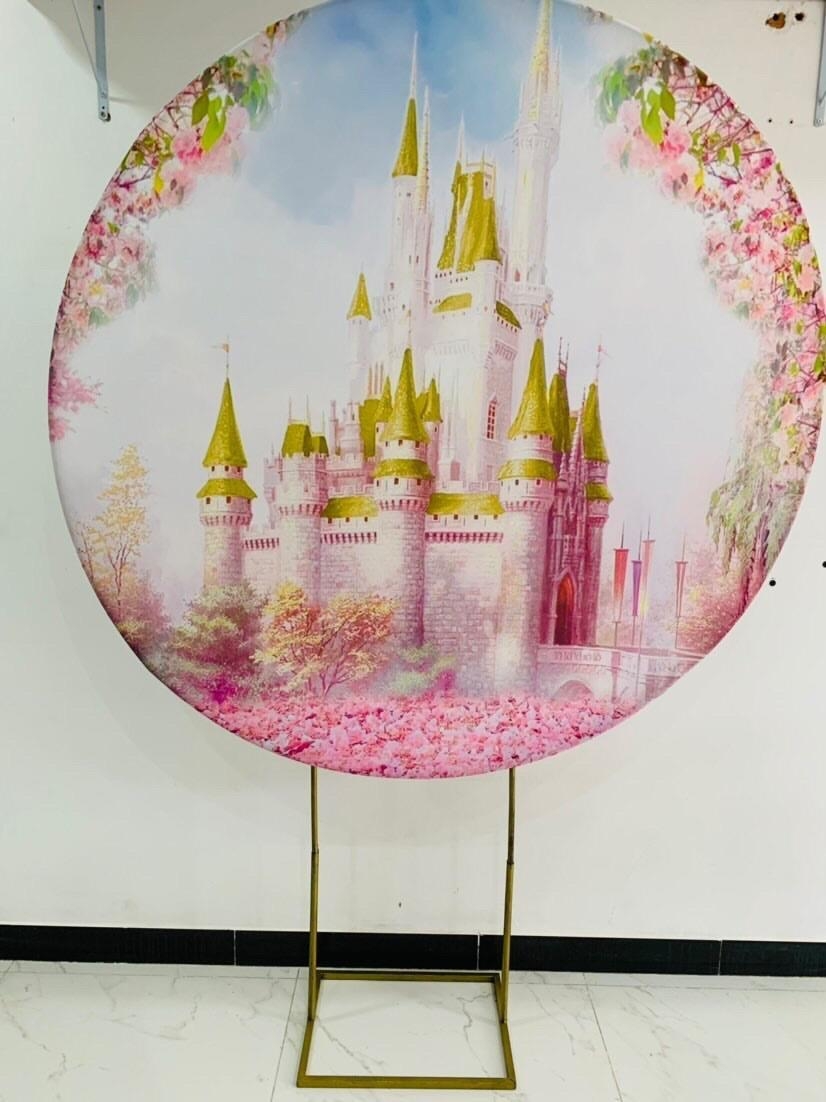 Capa Painel Castelo Princesas 1,50M - Boutique festa locações 