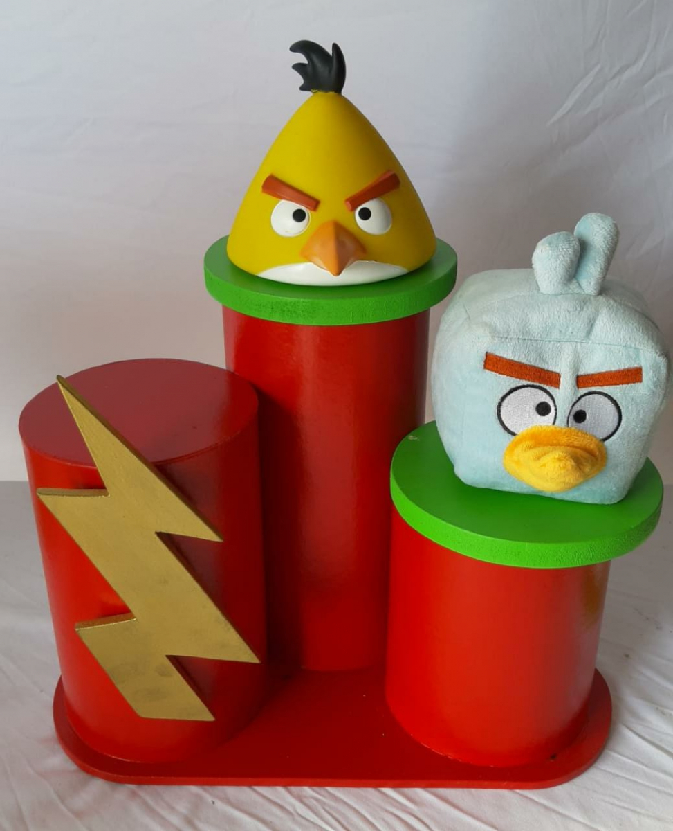 Angry Birds Na Base Vermelha - Boutique festa locações 