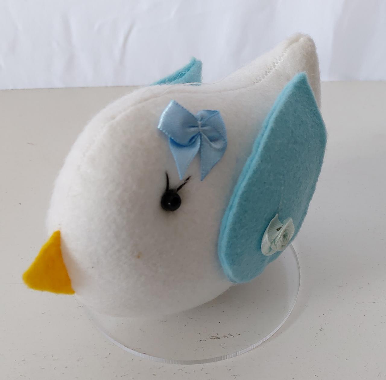 Passarinho Feltro Pequeno Jardim - Boutique festa locações 