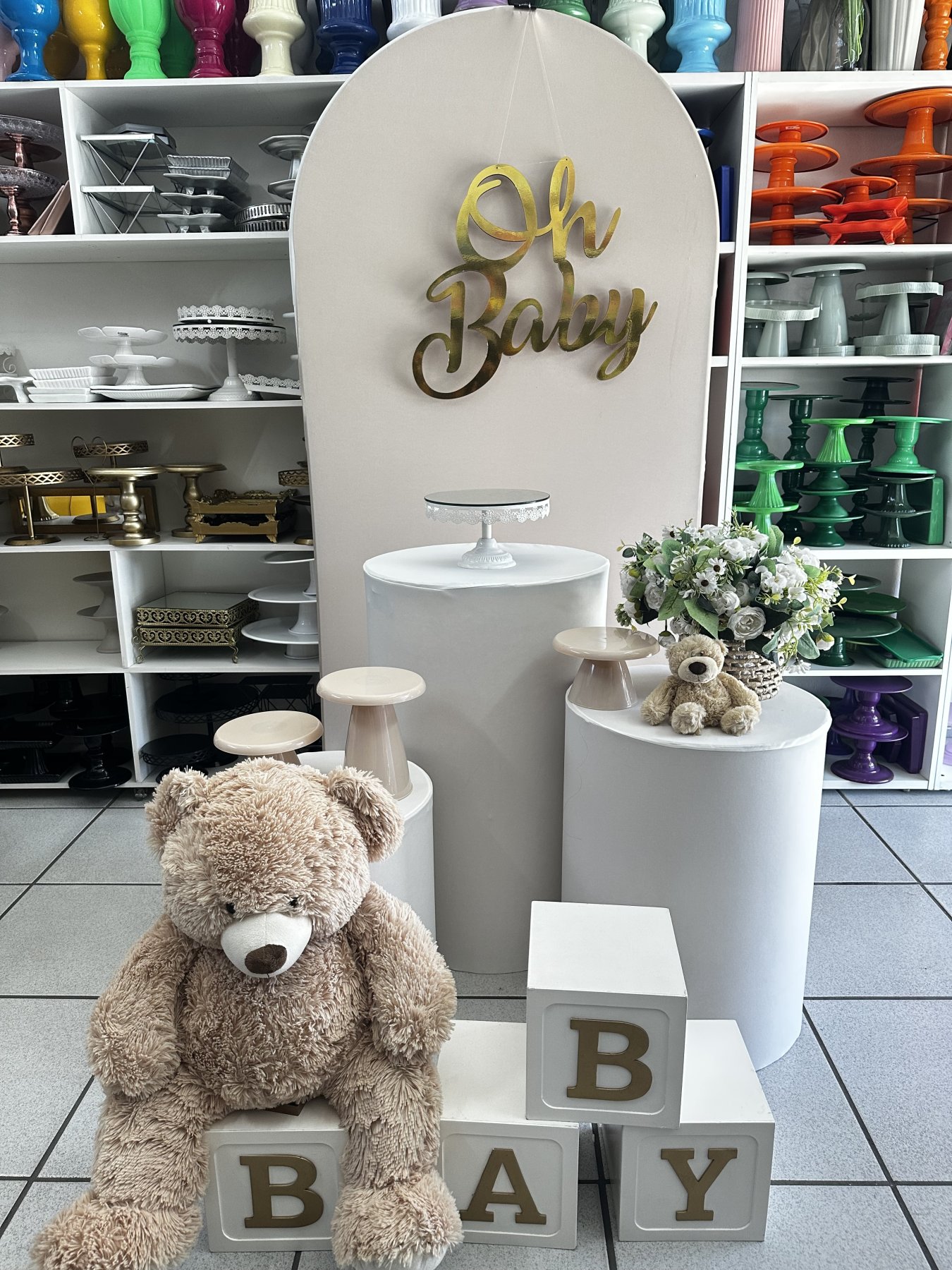 Chá de Bebê Neutro - Boutique festa locações 