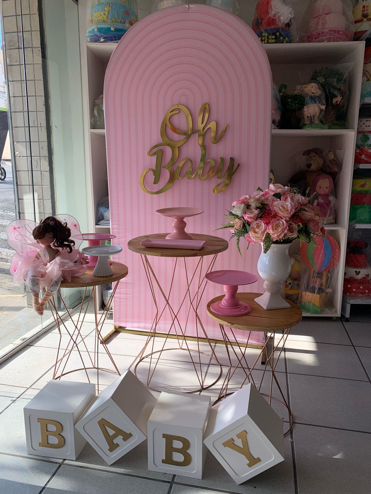 Chá de Bebê - Boutique festa locações 