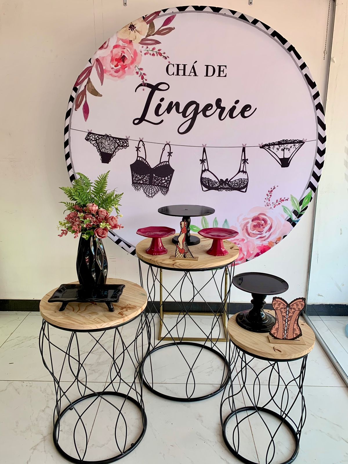 Chá de Lingerie . - Boutique festa locações 