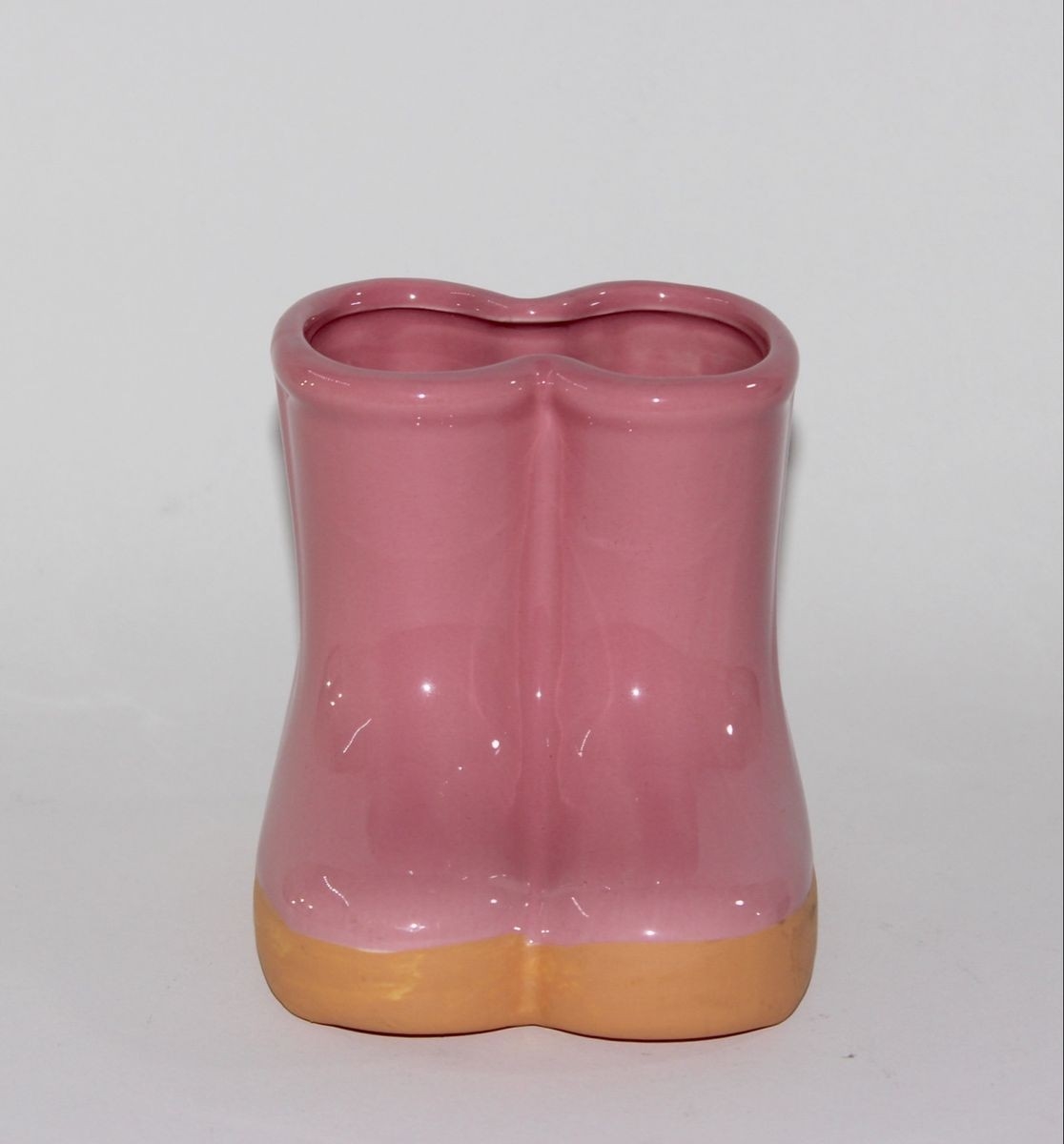 Botinha Rosa C/ Borda - Boutique festa locações 