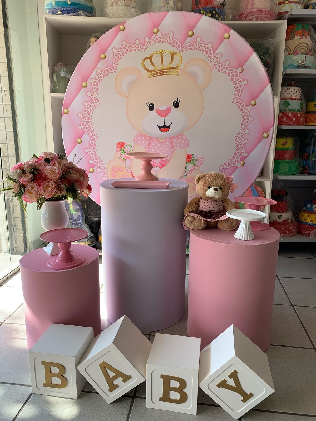 Chá de Bebê - Boutique festa locações 