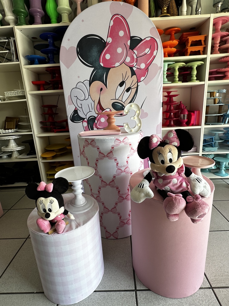 Minnie Rosa 1 - Boutique festa locações 