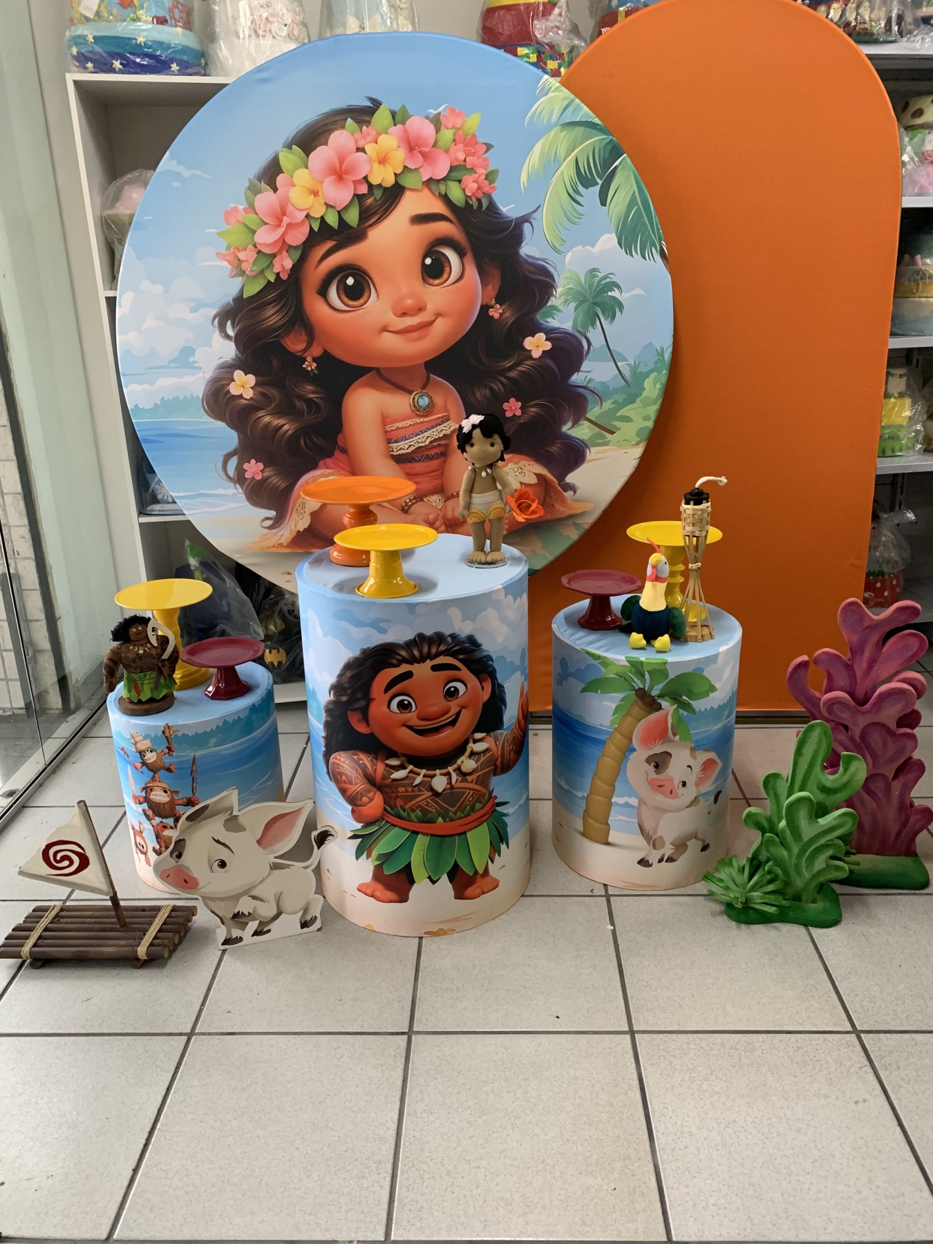 Moana Cute - Boutique festa locações 