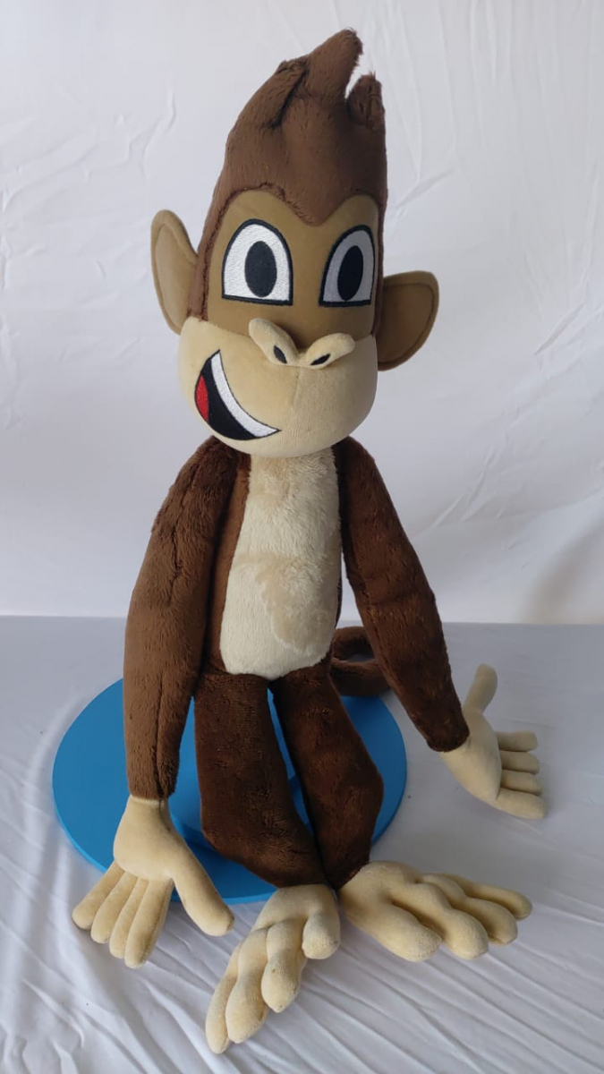 Macaco Pelucia Peixonauta - Boutique festa locações 