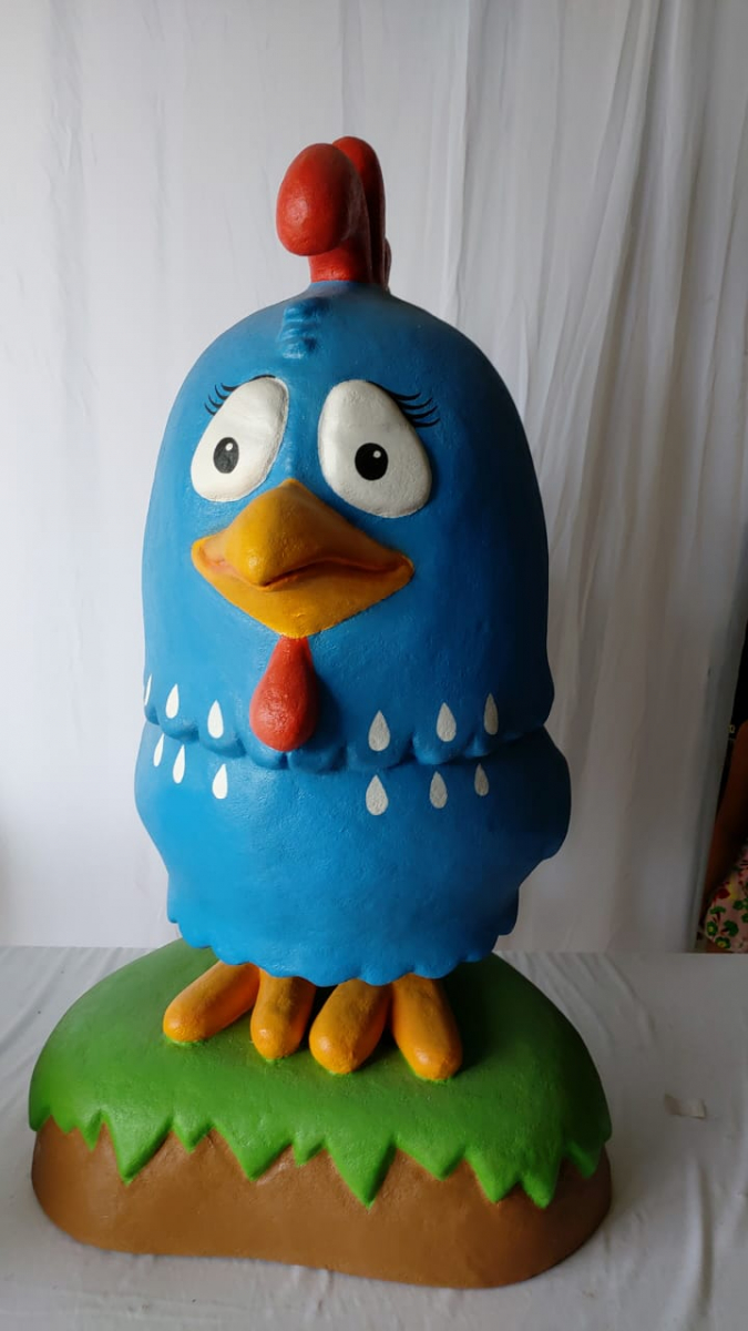 Galinha  Pintadinha  Fibra - Boutique festa locações 