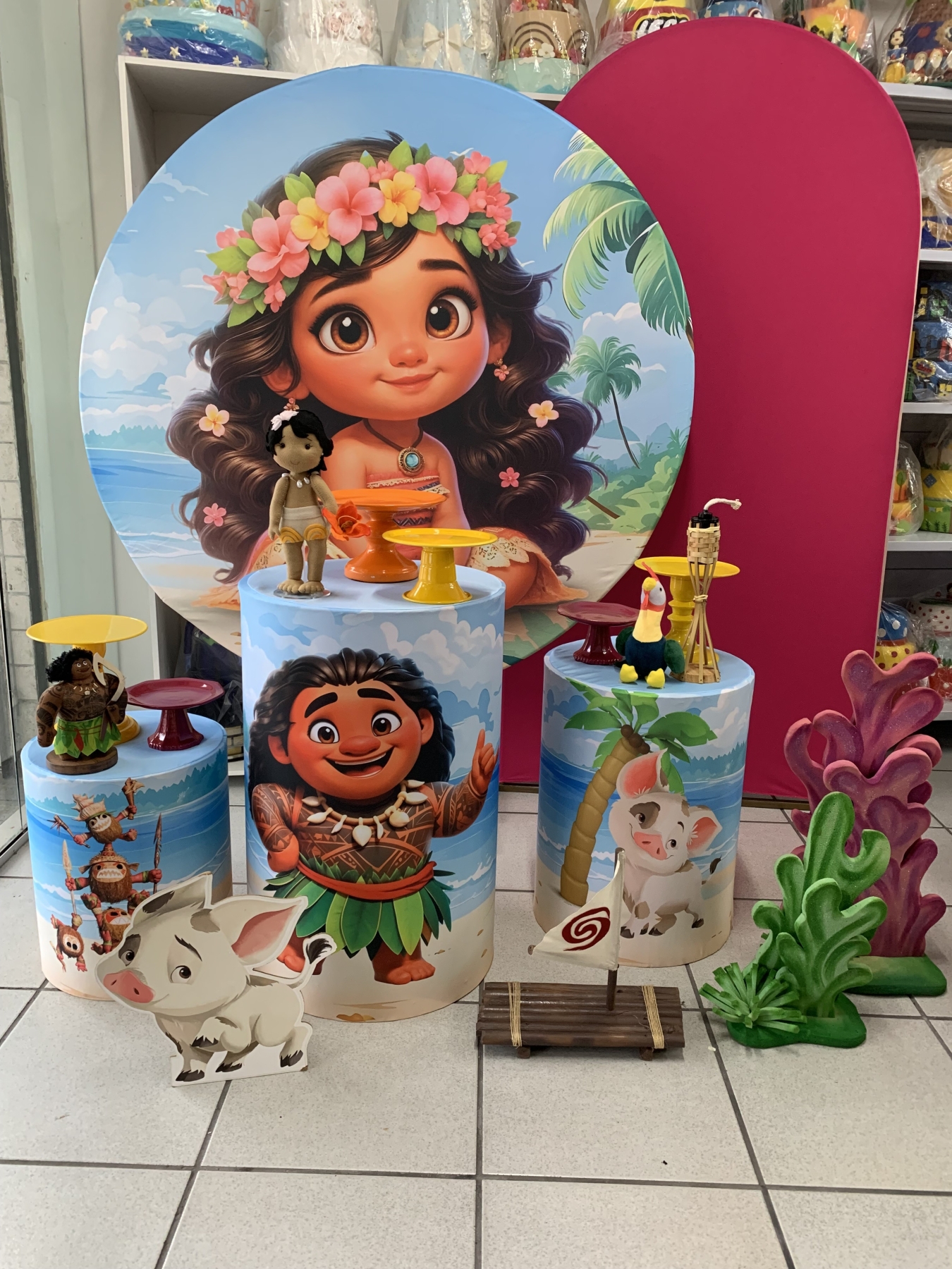 Moana Cute - Boutique festa locações 