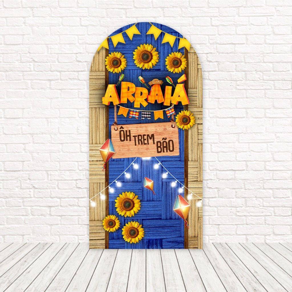 Capa Painel Romano  Festa Junina/  Arraiá - Boutique festa locações 
